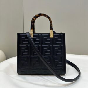 Replica Fendi Small Tote Black - Best Fake Designer Bags