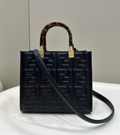 Replica Fendi Small Tote Black - Best Fake Designer Bags