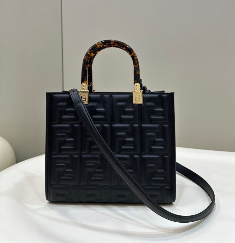 Replica Fendi Small Tote Black - Best Fake Designer Bags