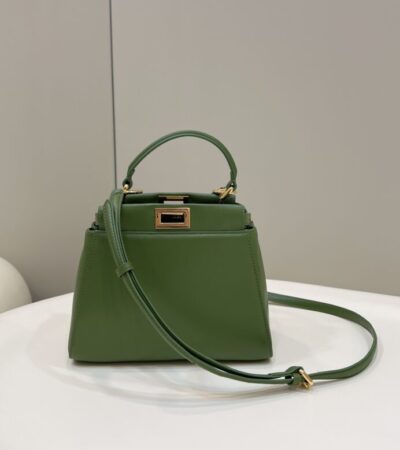 Replica Fendi Peekaboo Green - Best Fake Designer Bags