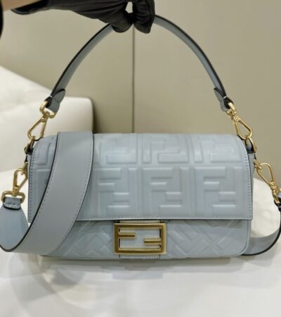 Replica Fendi Baguette Sky Blue - Best Fake Designer Bags
