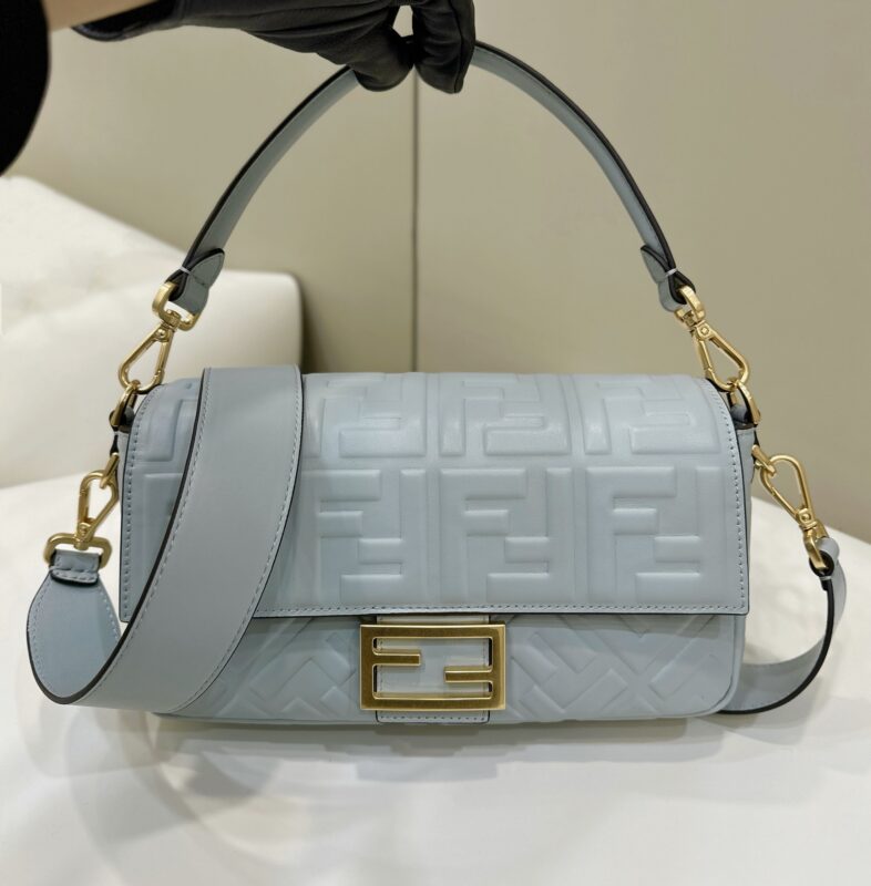 Replica Fendi Baguette Sky Blue - Best Fake Designer Bags