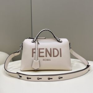 Replica Fendi By The Way Boston Beige - Best Fake Designer Bags