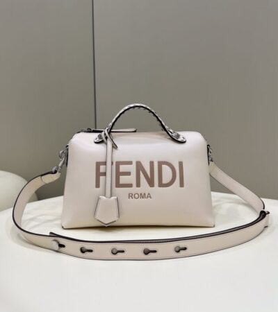 Replica Fendi By The Way Boston Beige - Best Fake Designer Bags