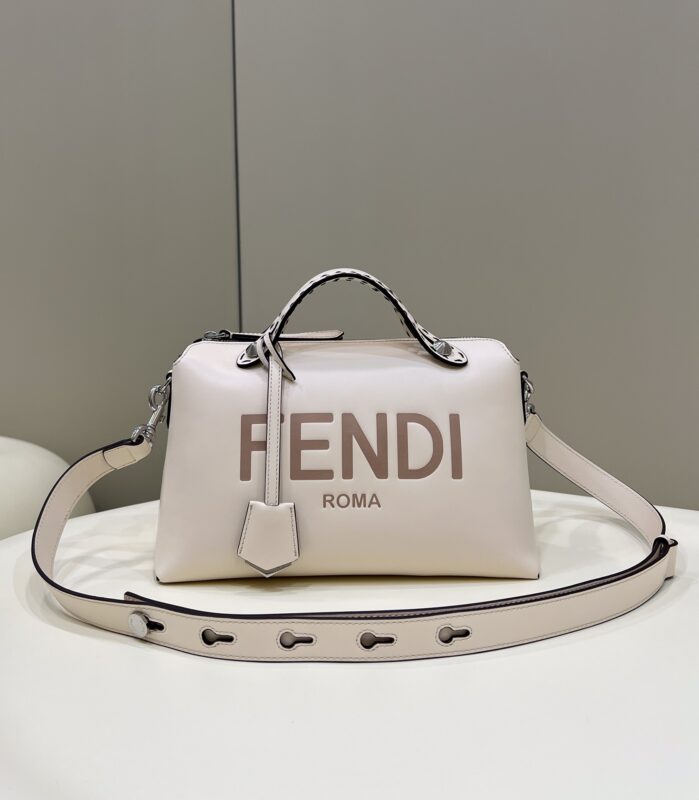 Replica Fendi By The Way Boston Beige - Best Fake Designer Bags