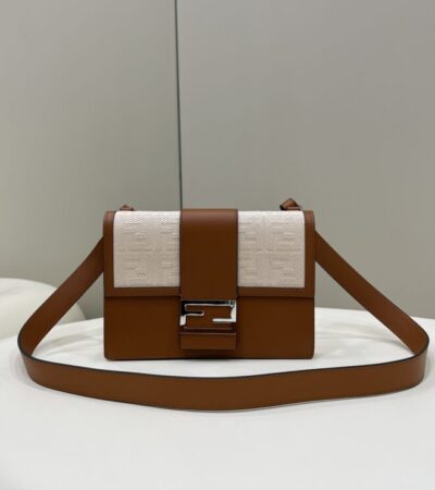 Replica Fendi Baguette Pouch Brown - Best Fake Designer Bags