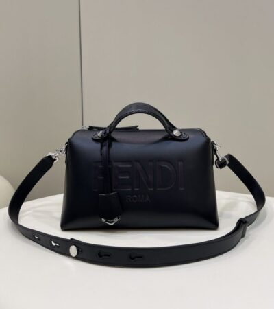 Replica Fendi By The Way Boston Black - Best Fake Designer Bags