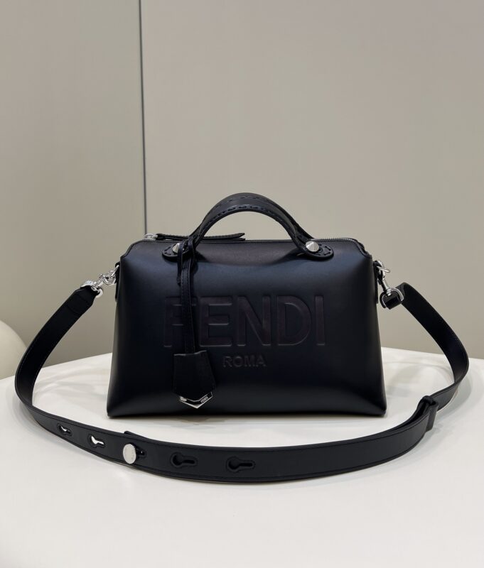 Replica Fendi By The Way Boston Black - Best Fake Designer Bags