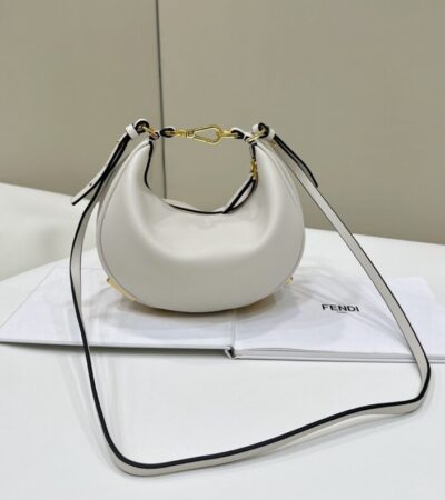 Replica Fendi Fendigraphy Small White - Best Fake Designer Bags