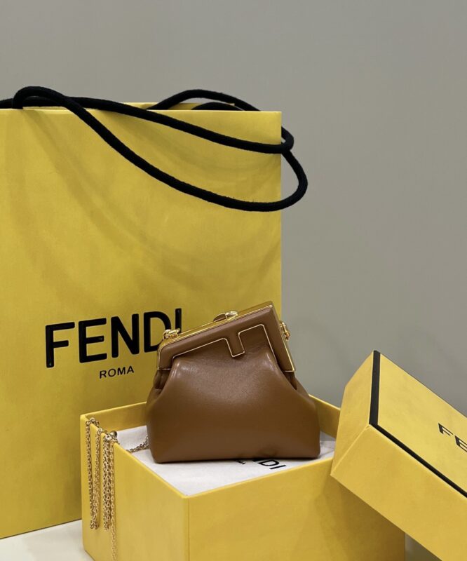 Replica Fendi  First Mini Brown - Best Fake Designer Bags