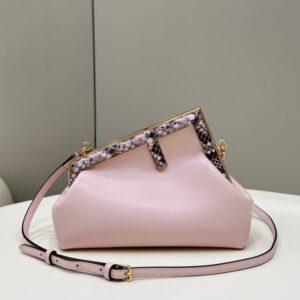 Replica Fendi  First Pink Python - Best Fake Designer Bags