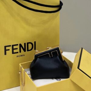 Replica Fendi First Mini Black - Best Fake Designer Bags