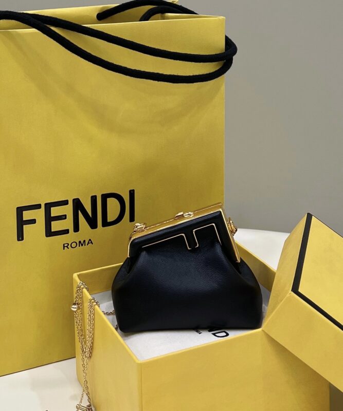Replica Fendi First Mini Black - Best Fake Designer Bags