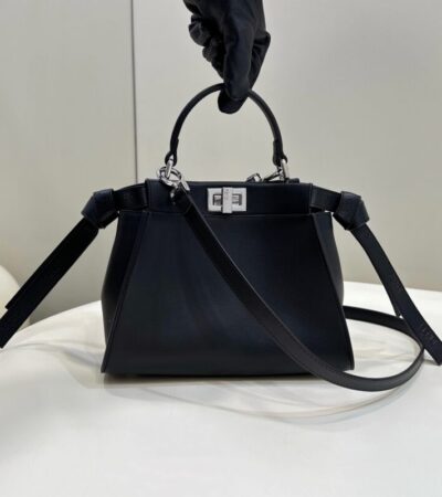 Replica Fendi Peekaboo Small Black - Best Fake Designer Bags