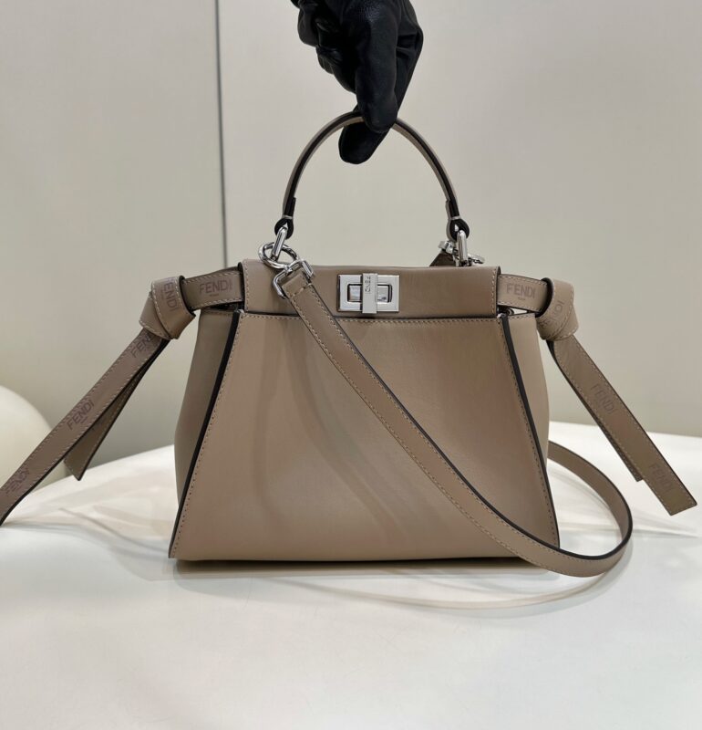 Replica Fendi Peekaboo Small Beige - Best Fake Designer Bags