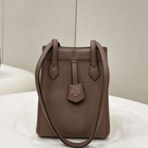 Replica Fendi  Origami Small Brown - Best Fake Designer Bags