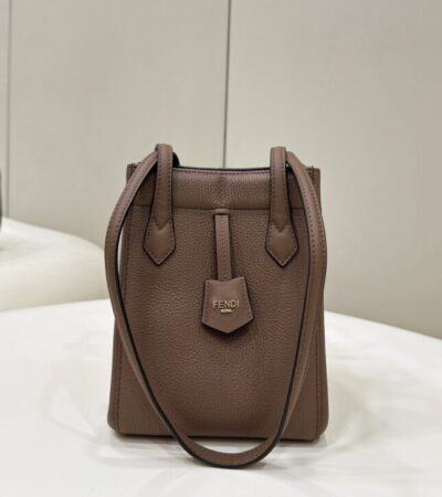 Replica Fendi  Origami Small Brown - Best Fake Designer Bags