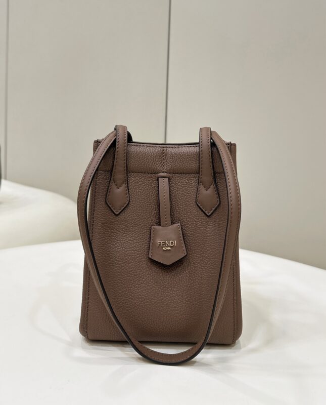 Replica Fendi  Origami Small Brown - Best Fake Designer Bags