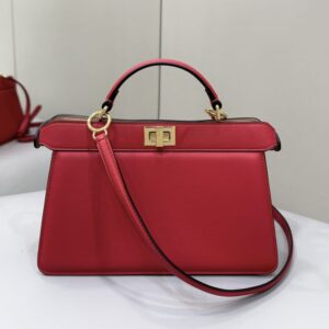 Replica Fendi Peekaboo Large Red - Best Fake Designer Bags