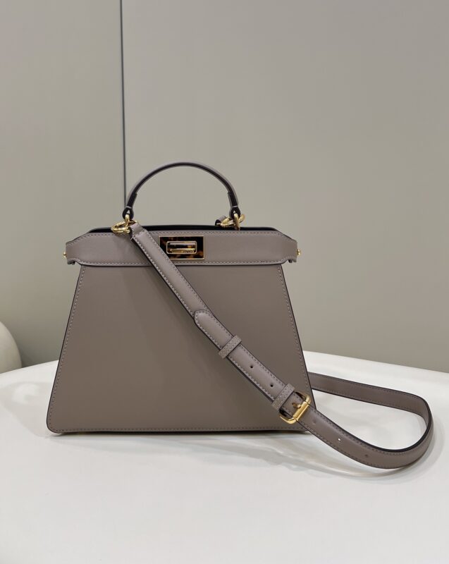 Replica Fendi Peekaboo Medium Beige - Best Fake Designer Bags