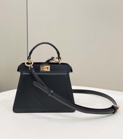 Replica Fendi Peekaboo Mini Black - Best Fake Designer Bags