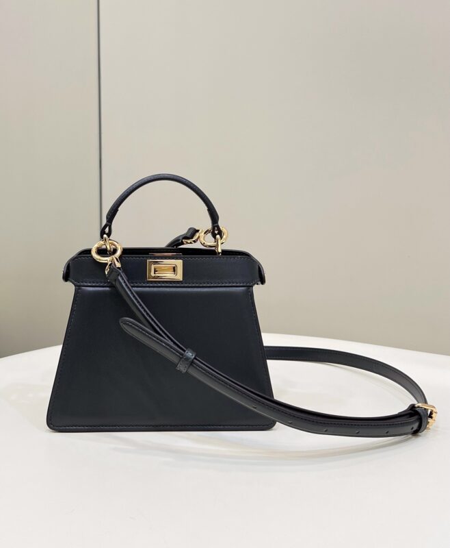 Replica Fendi Peekaboo Mini Black - Best Fake Designer Bags