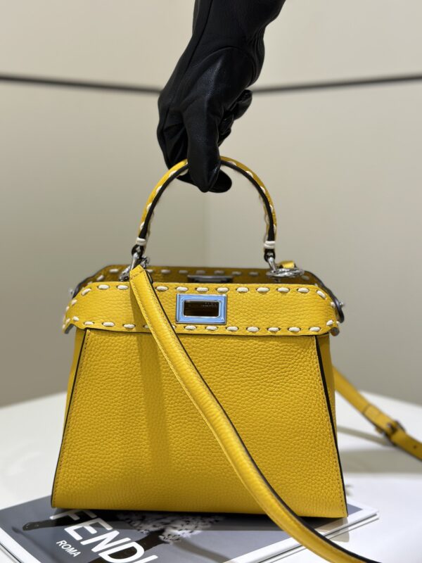Replica Fendi Peekaboo Yellow - Best Fake Designer Bags