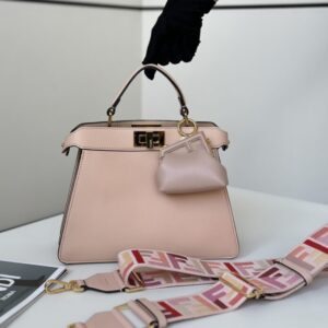 Replica Fendi Peekaboo  Medium Pink - Best Fake Designer Bags