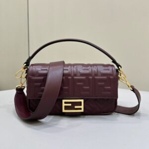 Replica Fendi Baguette Bordeaux - Best Fake Designer Bags
