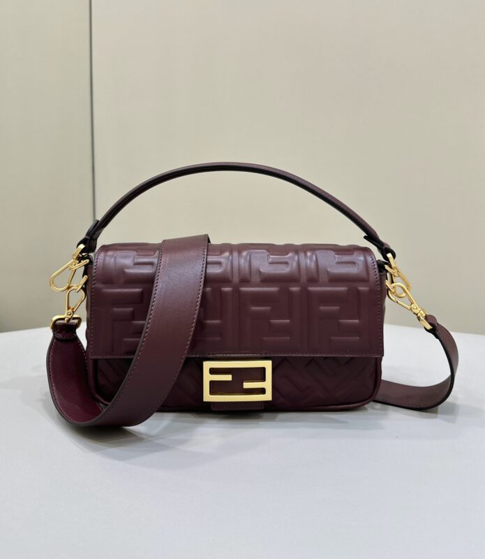 Replica Fendi Baguette Bordeaux - Best Fake Designer Bags