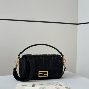 Replica Fendi Baguette Black - Best Fake Designer Bags