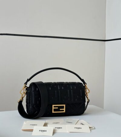 Replica Fendi Baguette Black - Best Fake Designer Bags