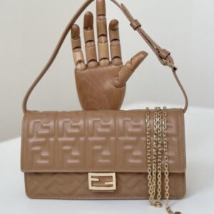 Replica Fendi Baguette Full  Brown - Best Fake Designer Bags