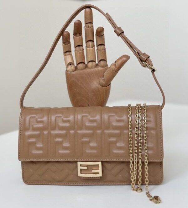 Replica Fendi Baguette Full  Brown - Best Fake Designer Bags
