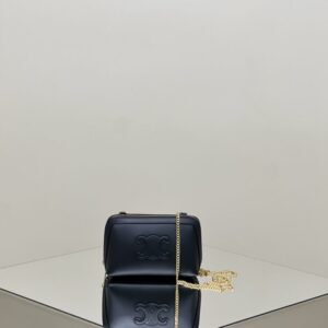 Replica Celine Triomphe Clutch Black - Best Fake Designer Bags
