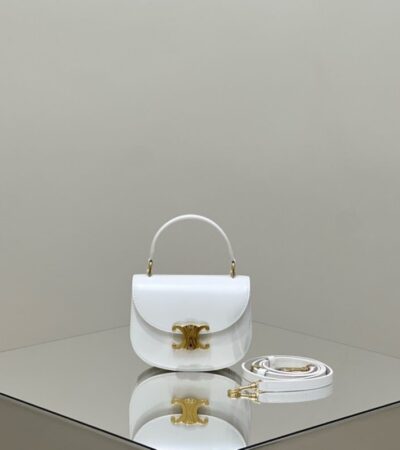 Replica Celine  Mini  Triomphe White - Best Fake Designer Bags