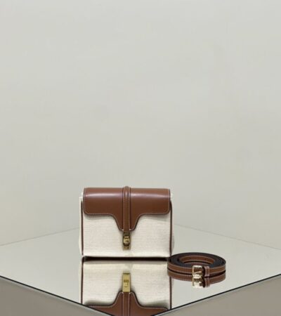 Replica Celine Soft 16 Mini Brown - Best Fake Designer Bags