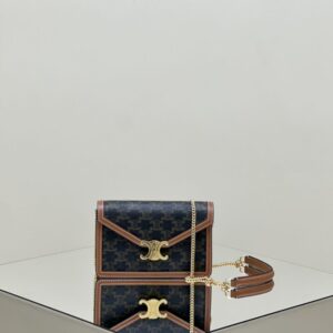 Replica Celine Triomphe Chain WOC - Best Fake Designer Bags