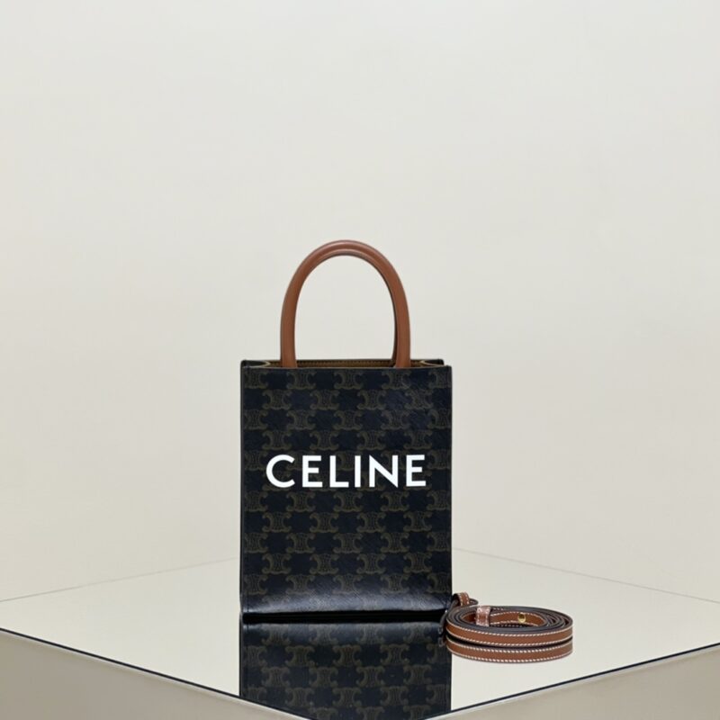 Replica Celine Triomphe Cabas Mini Tote - Best Fake Designer Bags