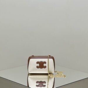Replica Celine Triomphe Clutch White - Best Fake Designer Bags