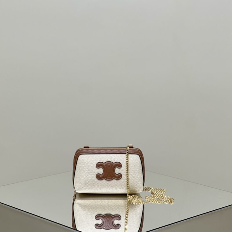 Replica Celine Triomphe Clutch White - Best Fake Designer Bags