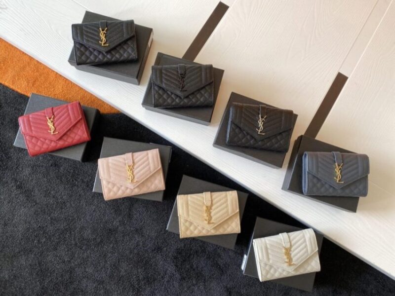 Replica Yves Saint Laurent  Envelope Flap Wallet - Best Fake Designer Bags