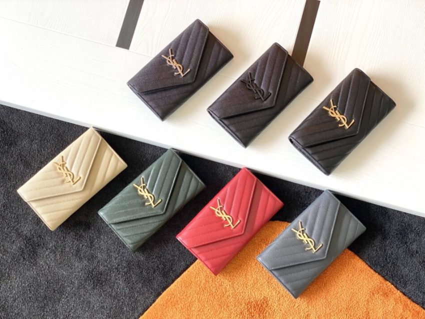 Replica Yves Saint Laurent Large Flap Wallet - Best Fake Designer Bags