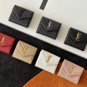 Replica Yves Saint Laurent Tri-Fold Wallet - Best Fake Designer Bags