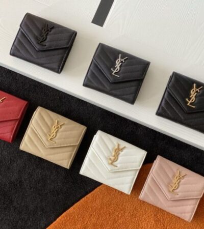 Replica Yves Saint Laurent Tri-Fold Wallet - Best Fake Designer Bags
