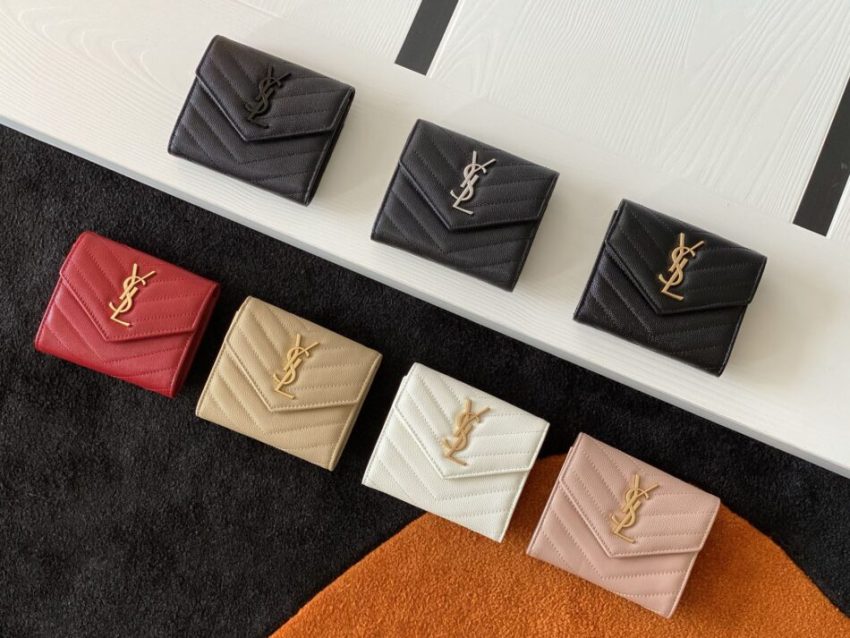 Replica Yves Saint Laurent Tri-Fold Wallet - Best Fake Designer Bags