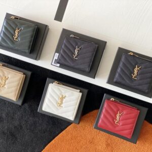 Replica Yves Saint Laurent Zipper Wallet - Best Fake Designer Bags