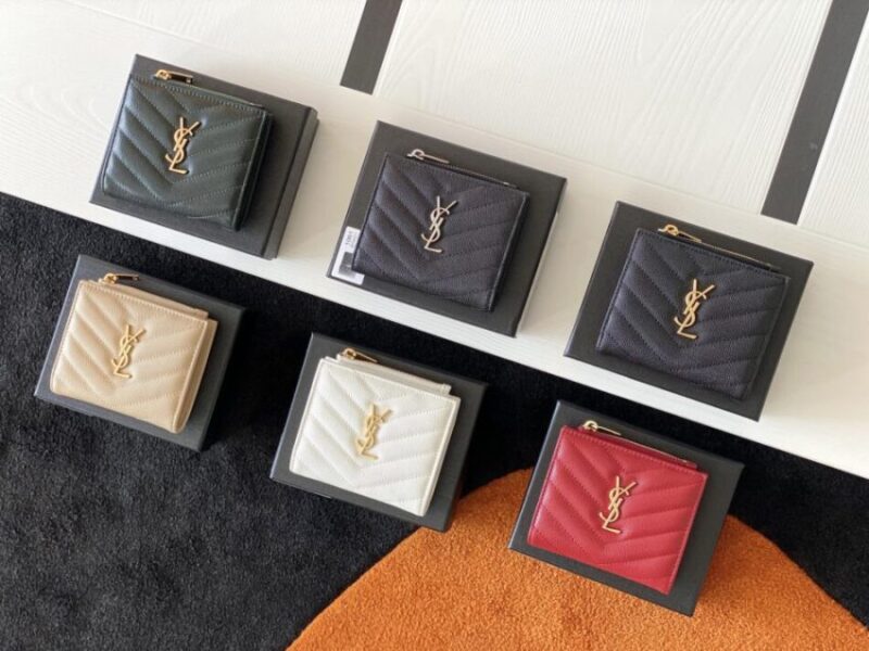 Replica Yves Saint Laurent Zipper Wallet - Best Fake Designer Bags