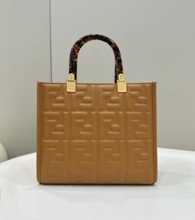 Replica Fendi Small Tote Brown - Best Fake Designer Bags