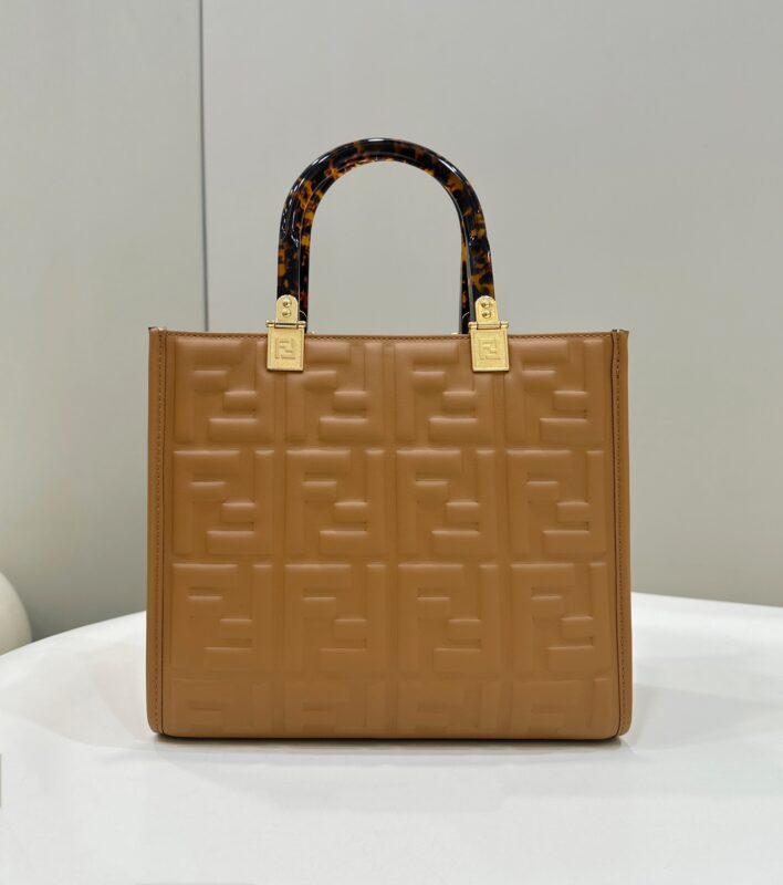 Replica Fendi Small Tote Brown - Best Fake Designer Bags